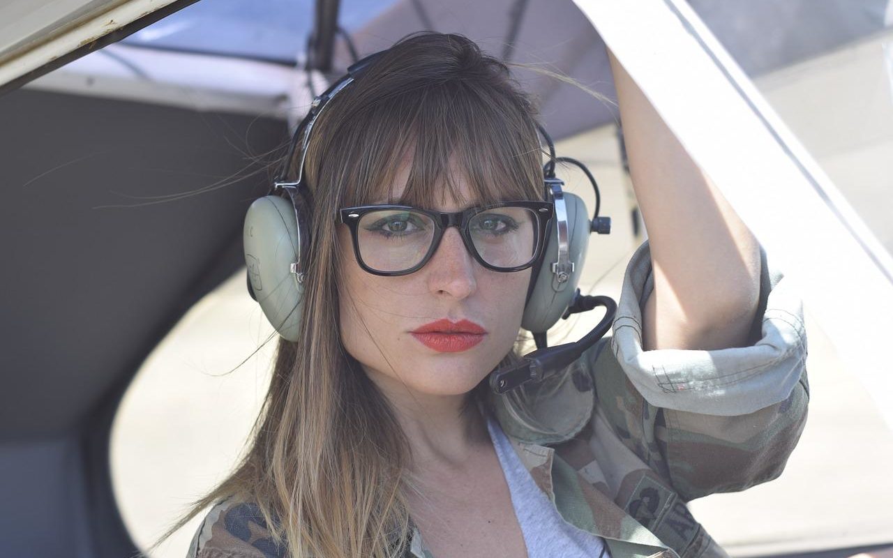 pilote d'avion femme